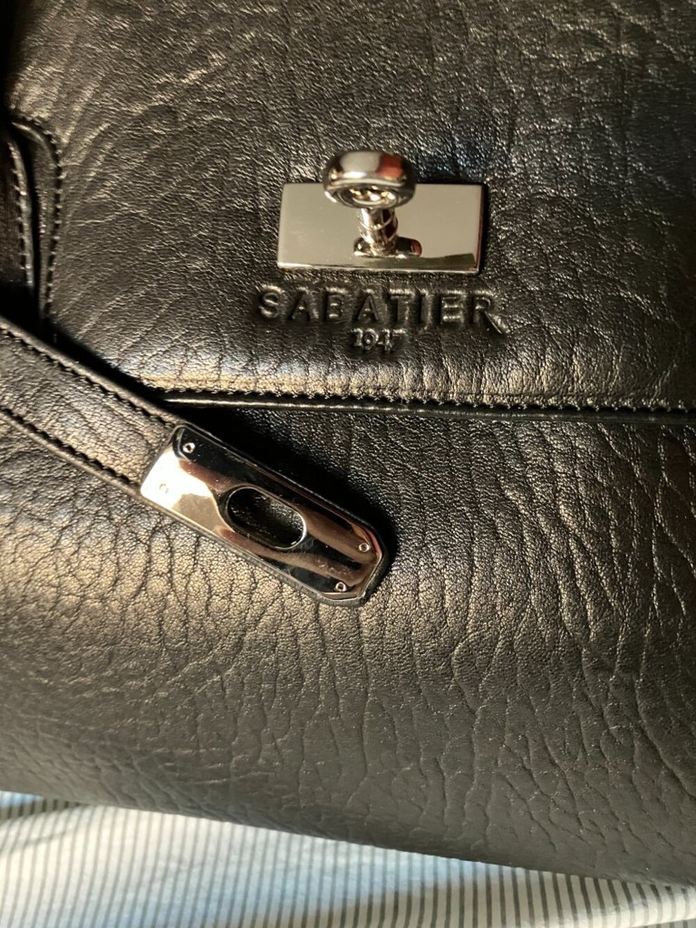 Sabatier Bellecour 617 Bubble Noir Black Sheep Leather - Picture 2 of 10
